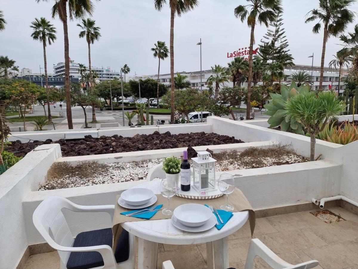 Duplex Apartment Vistamar, Sea-View, Heated Pool In Parque Santiago 2, Wifi Playa de las Américas Exterior foto