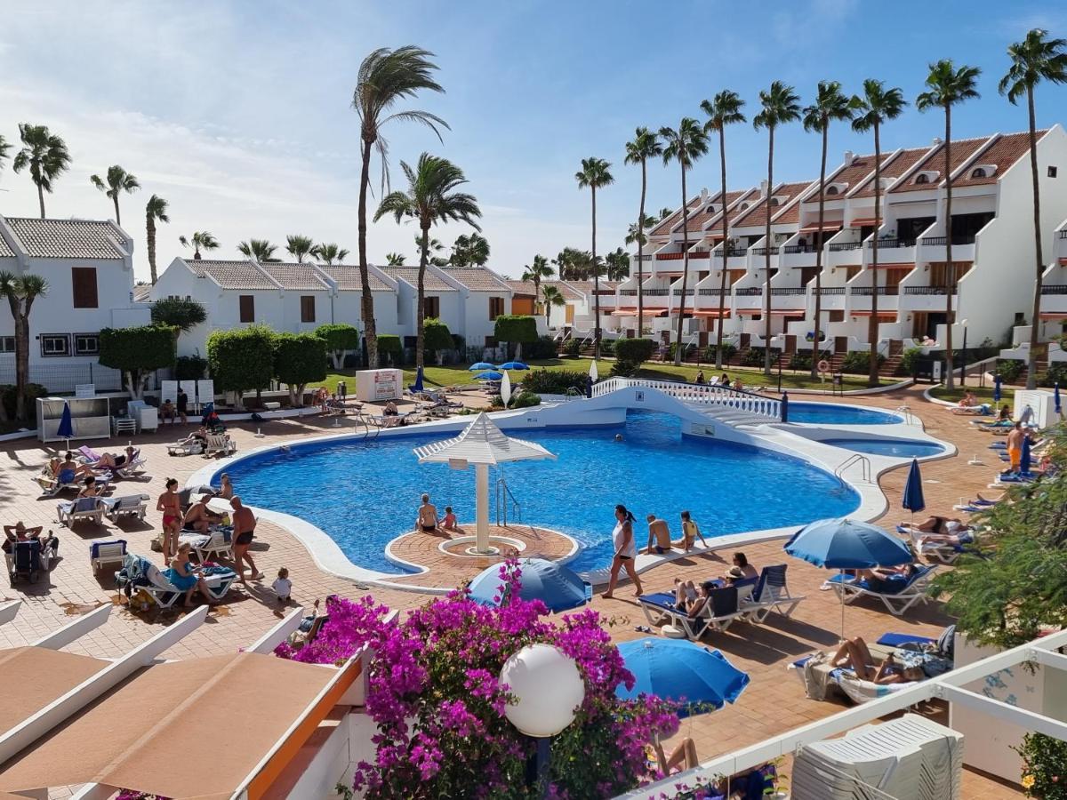 Duplex Apartment Vistamar, Sea-View, Heated Pool In Parque Santiago 2, Wifi Playa de las Américas Exterior foto